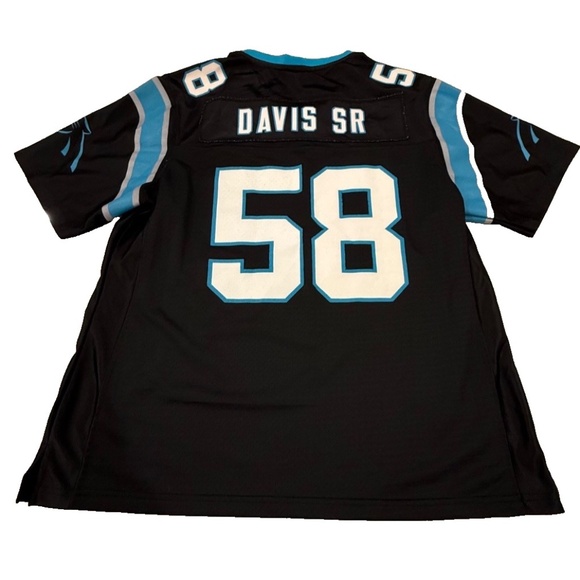 NFL Pro Line Football Jersey #58 Davis Sr. Carolina Panthers Football Size Large - Picture 2 of 10